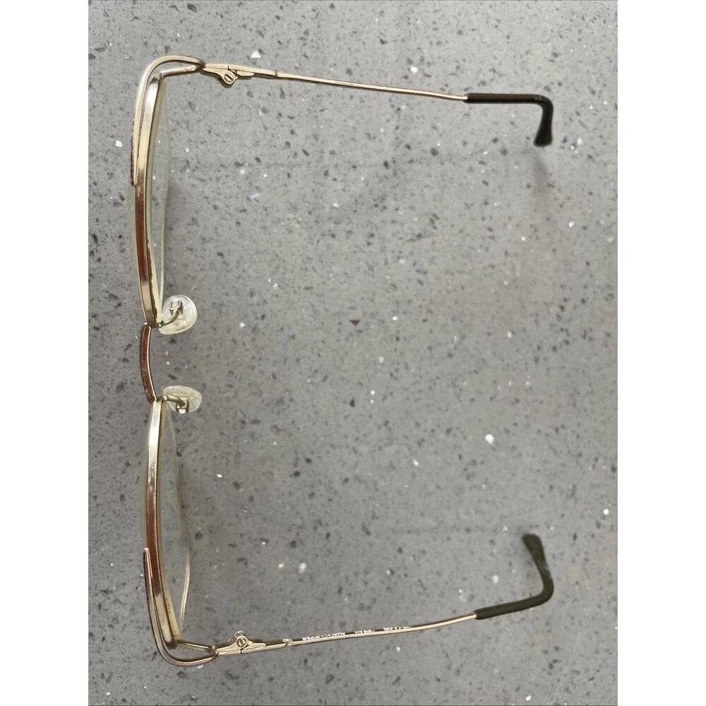 Luxottica GEP Oprah Agatecopper Eyeglasses Frames ONLY 57-18-130 half rim gold